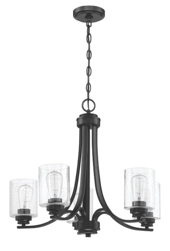 Bolden 5 Light Chandelier in Flat Black (50525-FB)