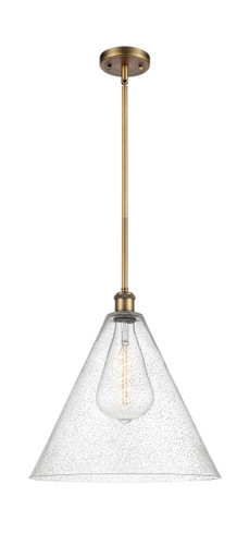 Berkshire - 1 Light - 16 inch - Brushed Brass - Pendant (516-1S-BB-GBC-164-LED)