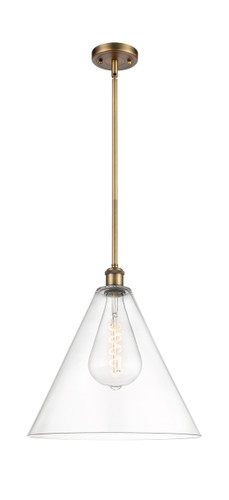 Berkshire - 1 Light - 16 inch - Brushed Brass - Pendant (516-1S-BB-GBC-162)