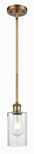 Clymer - 1 Light - 4 inch - Brushed Brass - Mini Pendant (516-1S-BB-G804)