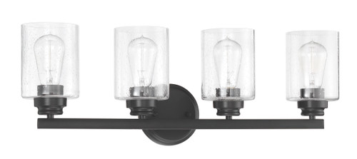Bolden 4 Light Vanity in Flat Black (50504-FB)
