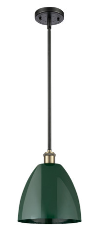 Plymouth - 1 Light - 9 inch - Black Antique Brass - Pendant (516-1S-BAB-MBD-9-GR-LED)