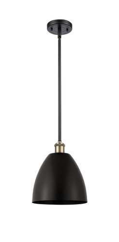 Bristol - 1 Light - 9 inch - Black Antique Brass - Pendant (516-1S-BAB-MBD-9-BK)