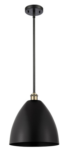 Bristol - 1 Light - 12 inch - Black Antique Brass - Pendant (516-1S-BAB-MBD-12-BK-LED)