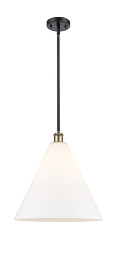 Berkshire - 1 Light - 16 inch - Black Antique Brass - Pendant (516-1S-BAB-GBC-161-LED)