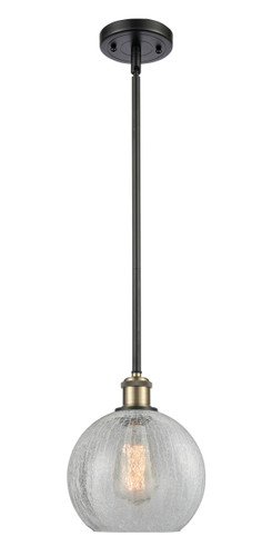 Athens - 1 Light - 8 inch - Black Antique Brass - Mini Pendant (516-1S-BAB-G125-8-LED)