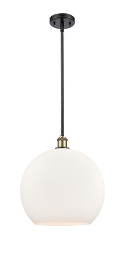 Athens - 1 Light - 14 inch - Black Antique Brass - Pendant (516-1S-BAB-G121-14)