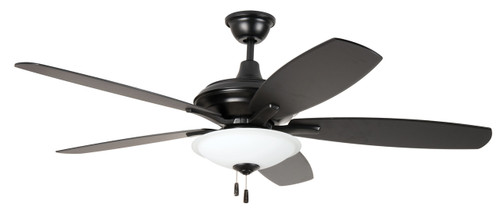 52" Jamison Ceiling Fan in Matte Black (JAM52FB5-LED)