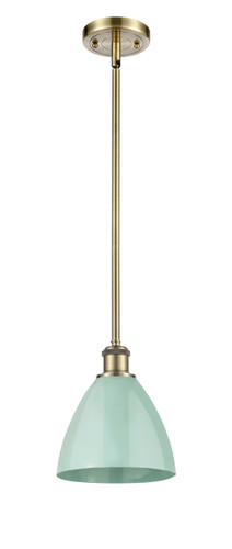 Plymouth - 1 Light - 8 inch - Antique Brass - Pendant (516-1S-AB-MBD-75-SF-LED)