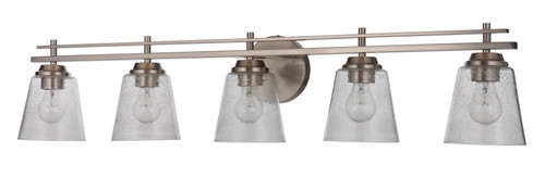 Drake 5 Light Vanity in Brushed Polished Nickel (19642BNK5)