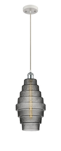 Cascade - 1 Light - 8 inch - White Polished Chrome - Cord hung - Mini Pendant (516-1P-WPC-G673-8)