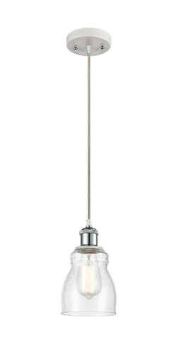 Ellery - 1 Light - 5 inch - White Polished Chrome - Cord hung - Mini Pendant (516-1P-WPC-G394)