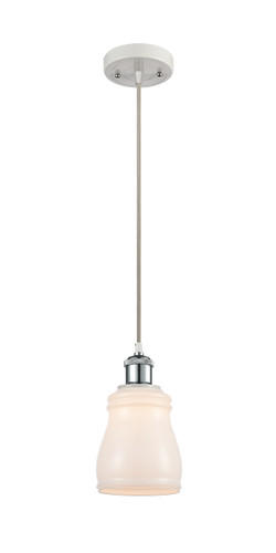 Ellery - 1 Light - 5 inch - White Polished Chrome - Cord hung - Mini Pendant (516-1P-WPC-G391)