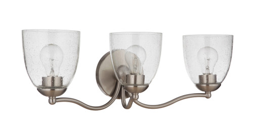 Hillridge 3 Light Vanity Light in Brushed Polished Nickel (19923BNK3)