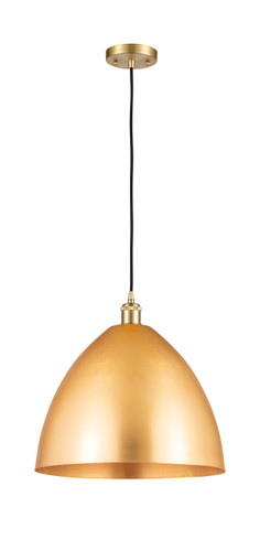 Bristol - 1 Light - 16 inch - Satin Gold - Cord hung - Mini Pendant (516-1P-SG-MBD-16-SG-LED)