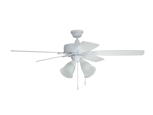 52" Twist N Click Ceiling Fan in White (TCE52W5C4)