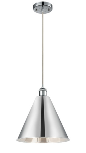 Berkshire - 1 Light - 16 inch - Polished Chrome - Cord hung - Mini Pendant (516-1P-PC-MBC-16-PC)