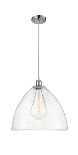 Bristol - 1 Light - 16 inch - Polished Chrome - Cord hung - Pendant (516-1P-PC-GBD-164-LED)