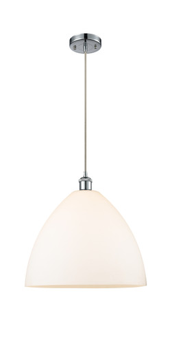 Bristol - 1 Light - 16 inch - Polished Chrome - Cord hung - Pendant (516-1P-PC-GBD-161-LED)