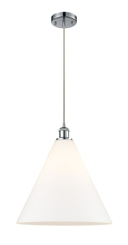 Berkshire - 1 Light - 16 inch - Polished Chrome - Cord hung - Pendant (516-1P-PC-GBC-161)