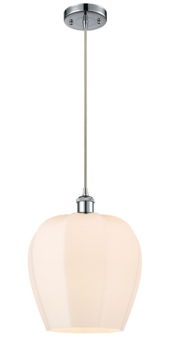 Norfolk - 1 Light - 12 inch - Polished Chrome - Cord hung - Mini Pendant (516-1P-PC-G461-12)