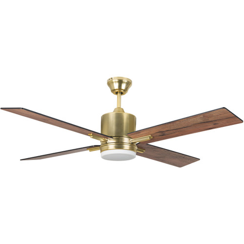 52" Teana Ceiling Fan in Satin Brass (TEA52SB4-UCI)