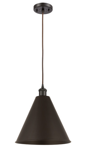 Berkshire - 1 Light - 16 inch - Oil Rubbed Bronze - Cord hung - Mini Pendant (516-1P-OB-MBC-16-OB-LED)