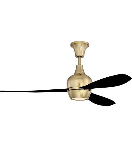 52" Bordeaux Ceiling Fan in Satin Brass (BRD52SB3-FB-UCI)