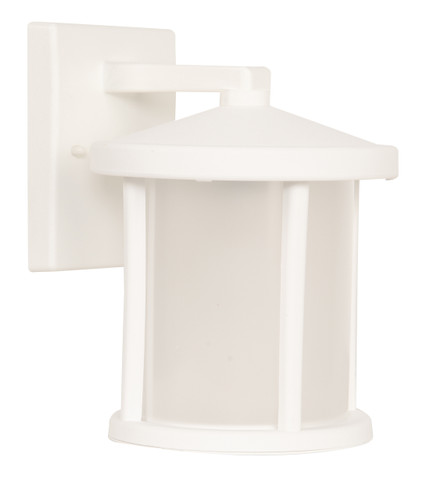 Resilience Lanterns 1 Light Outdoor Wall Lantern In Textured White (ZA2214-TW)