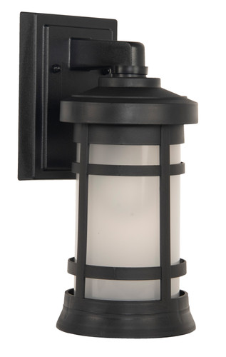 Resilience 1 Light Outdoor Wall Lantern In Textured Matte Black (ZA2304-TB)