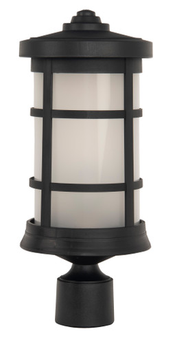 Resilience 1 Light Outdoor Post Mount In Textured Matte Black (ZA2315-TB)