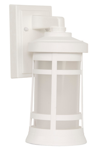 Resilience Lanterns 1 Light Outdoor Wall Lantern In Textured White (ZA2304-TW)