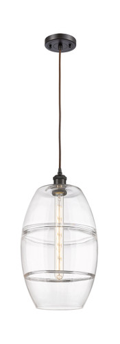 Vaz - 1 Light - 10 inch - Oil Rubbed Bronze - Cord hung - Mini Pendant (516-1P-OB-G557-10CL)