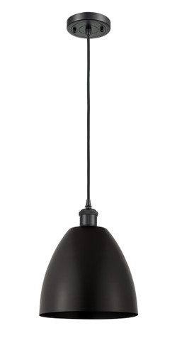 Bristol - 1 Light - 9 inch - Matte Black - Cord hung - Mini Pendant (516-1P-BK-MBD-9-BK-LED)