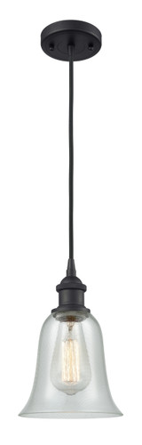 Hanover - 1 Light - 6 inch - Matte Black - Cord hung - Mini Pendant (516-1P-BK-G2812-LED)