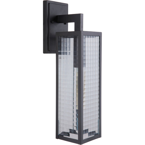 Deka 1 Light Large Outdoor Wall Lantern in Midnight (Z4524-MN-SC)