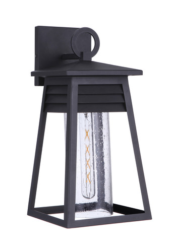 Becca 1 Light Medium Outdoor Wall Lantern in Textured Black (ZA2714-TB)