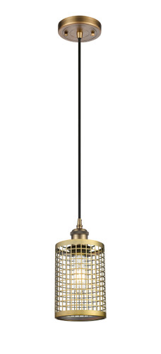 Nestbrook - 1 Light - 5 inch - Brushed Brass - Mini Pendant (516-1P-BB-M18-BB)