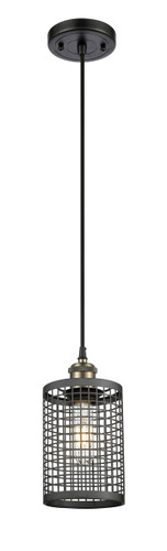 Nestbrook - 1 Light - 5 inch - Black Antique Brass - Mini Pendant (516-1P-BAB-M18-BK)