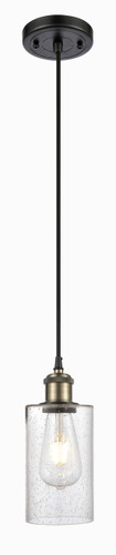 Clymer - 1 Light - 4 inch - Black Antique Brass - Cord hung - Mini Pendant (516-1P-BAB-G804)