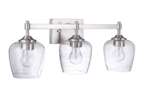 Stellen 3 Light Vanity in Brushed Polished Nickel (12422BNK3)