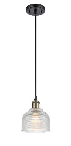 Dayton - 1 Light - 6 inch - Black Antique Brass - Cord hung - Mini Pendant (516-1P-BAB-G412)