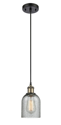 Caledonia - 1 Light - 5 inch - Black Antique Brass - Cord hung - Mini Pendant (516-1P-BAB-G257-LED)