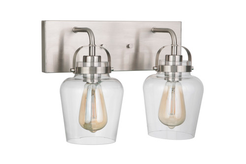 Trystan 2 Light Vanity in Brushed Polished Nickel (53502-BNK)
