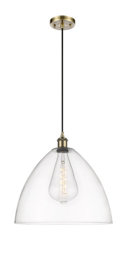 Bristol - 1 Light - 16 inch - Antique Brass - Cord hung - Pendant (516-1P-AB-GBD-162-LED)