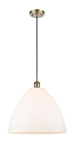 Bristol - 1 Light - 16 inch - Antique Brass - Cord hung - Pendant (516-1P-AB-GBD-161-LED)