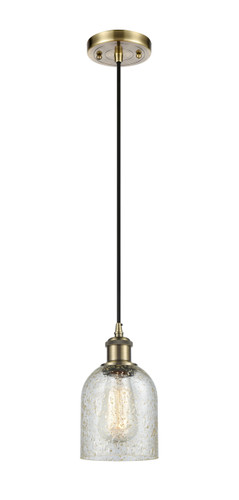 Caledonia - 1 Light - 5 inch - Antique Brass - Cord hung - Mini Pendant (516-1P-AB-G259-LED)