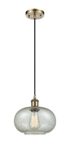Gorham - 1 Light - 10 inch - Antique Brass - Cord hung - Mini Pendant (516-1P-AB-G249)
