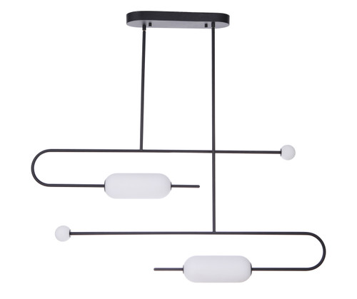 Tuli LED Island in Flat Black (53874-FB-LED)