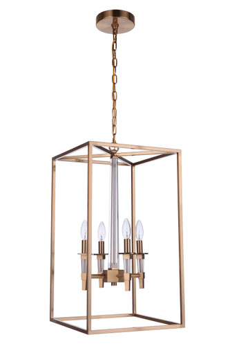 Tarryn 4 Light Foyer In Satin Brass (53234-SB)